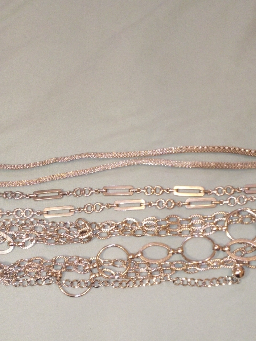 Women's Silver Layered Chains/Necklace and Miscellaneous Jewelry Sets - Picture 7 of 7
